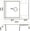 Мойка кухонная Omoikiri Daisen 65 ваниль 4993678 - 2