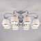 Потолочная люстра Eurosvet Tessa 60088/8 хром - 0