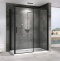 Душевой уголок Abber Komfort 120х90 профиль черный стекло прозрачное AG93120B-S92B - 1
