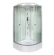 Душевая кабина Deto L 80х80 с гидромассажем, хром  L780GM - 0
