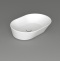 SIMAS WAVE Раковина чаша овальная  62х42х16,5 см, без отв под смеситель,цвет белый WA02 bi*0 - 0
