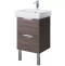Тумба под раковину Aquaton Сильва 50 темное дерево 1A211701SIW50 - 2