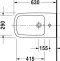 Биде напольное Duravit DuraStyle 228310 2283100000 - 2
