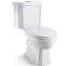 Унитаз напольный Boheme Vogue белый с бачком и крышкой - 0