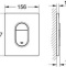 Кнопка смыва Grohe Arena Cosmopolitan 38844P00 хром матовый - 11