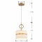 Подвесной светильник Favourite Mateo 2634-1P - 2