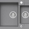 Мойка кухонная Alveus Rock Granital 80 concrete 1122743 - 0