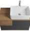Тумба под раковину Aquaton Терра 105 светлое дерево-серый 1A246901TEKA0 - 3