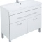 Тумба с раковиной Aquanet Верона 100 белая, 1 ящик, 2 двери - 5