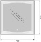 Зеркало BelBagno SPC-LNS-700-700-LED-TCH - 6