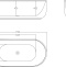 Акриловая ванна BelBagno BB401-1700-800 - 4