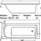 Акриловая ванна Santek Монако 150x70 1.WH11.1.976 - 4