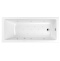Акриловая ванна Whitecross Wave 160х70 белая хром с гидромассажем 0101.160070.100.RELAX.CR - 0