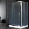 Душевой уголок Royal Bath HP 120х90 с поддоном профиль хром стекло матовое RB9120HP-C-CH - 0