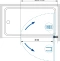 Шторка на ванну RGW Screens SC-109B 70x150 профиль черный стекло прозрачное 411110907-14 - 5