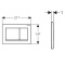 Кнопка смыва Geberit   115.080.KK.1 - 1
