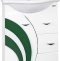 Тумба для комплекта Misty Каролина 60 3 ящика L зеленое стекло П-Крл01060-2853ЯЛ - 4