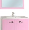 Мебель для ванной Bellezza Эстель 80 розовая - 0