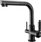 Смеситель Zorg Sanitary ZR 313 YF-33 BLACK для кухонной мойки - 0