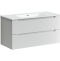Тумба под раковину подвесная Sancos Norma 2.0 100 белая глянцевая NR2.0100W - 0