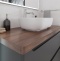 Тумба с раковиной STWORKI Берген 100 серая с темной столешницей, Moduo 50 Square 549582 - 5
