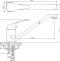 Смеситель для кухонной мойки Rossinka  хром  Y40-21 - 1