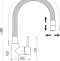 Смеситель для кухни Rav Slezak Seina с гибким изливом черный матовый SE919.5/10CMAT - 4