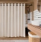 Штора для ванной Wasserkraft Vils 200х200 бежевый SC-10102 - 1
