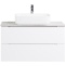Тумба со столешницей и раковиной BelBagno Etna 100 белый матовый - 0