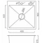 Кухонная раковина Gappo 50х50 черная GS5050-6 - 2