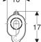 Сифон для писсуара, горизонтальный, d50 152.950.11.1 - 1