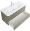 Тумба с раковиной BelBagno Albano 105 светлое дерево - 2
