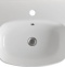 Kerasan Nolita Раковина подвесная/накладная 50х45 см, с 1 отв под смеситель, цвет белый глянцевый 534001*1 - 4