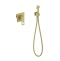 Смеситель встроенный с гигиеническим душем Timo Briana 7189/17SM золото матовое - 0