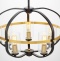 Люстра на штанге LUMINA DECO Monterey LDP 1141-5 BK+MD - 4