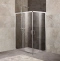 Душевая стенка BelBagno Unique 80х190 профиль хром стекло прозрачное UNIQUE-80-FIX-C-Cr - 1