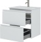 Тумба с раковиной Allen Brau Eclipse 60 белый матовый 1.E1001.WM - 3