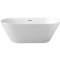 Акриловая ванна Aquatek Хорса 168х76 белый с ножками и сливом-переливом  AQ-5776 - 0