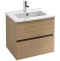 EB2381-E75 Tolbiac Тумба под раковину 60см, 2 ящика, цвет Дуб Давос натуральный - 0
