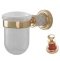Стакан для зубных щеток Boheme Murano золото с красным 10904-R-G - 0