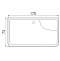 Ванна акриловая прямоугольная River Wemor 170/75/55 S  10000006118 - 6