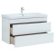 Тумба с раковиной Allen Brau Aquanet София 105 белый глянец 274196 - 3
