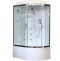 Душевая кабина Royal Bath 120х80 левая хром стекло прозрачное с гидромассажем RB8120BK2-T-CH-L-EL - 0