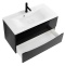 Тумба с раковиной BelBagno Marino 90 черный - 12