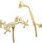 Смеситель для душа Rav Slezak Morava retro золото MK180.5/2Z - 0