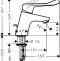 Смеситель Hansgrohe Focus 31910000 для раковины, с донным клапаном - 1