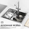 Кухонная раковина Gappo 50х40 сатин GS5040 - 1