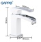 Смеситель для раковины Gappo белый хром G1007-30 - 7