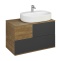 Тумба под раковину Aquaton Терра 85 светлое дерево-серый 1A247201TEKA0 - 11