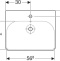 Раковина 48x60 Geberit Smyle Square 500.229.01.1 - 3
